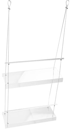 SUPVOX Estante Colgante para Macetas De Acrílico Soporte para Plantas Diseño Ahorrador De