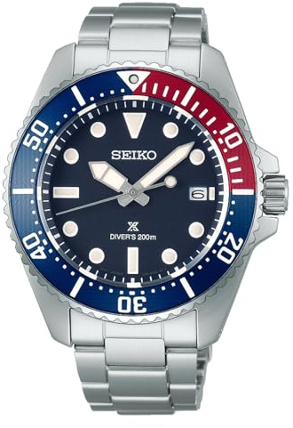 Prospex Diver's Solar 41 mm Azul und Rojo