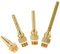 DIYEAH 4Pcs Assorted Glue Sprayer Nozzle Copper Long Tube Tips for Hot Glue for DIY Crafts and Home Repairs