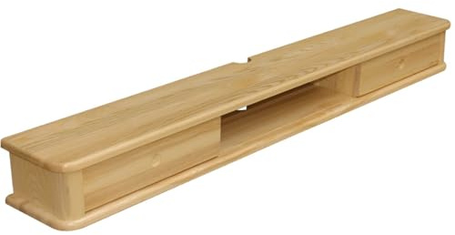 Meuble TV mural flottant – Console multimédia de divertissement de 160 cm avec portes coulissantes, armoire de rangement étroite pour salon, étagère audio, design moderne.