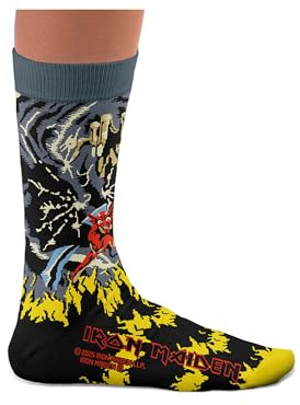 Sock Affairs Iron Maiden Socks - Officially Licensed Product, Gift Idea for Metal Fans, Cotton Socks, 2 Sizes, 4-7 and 7½-11½