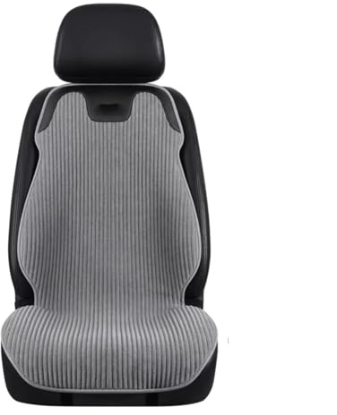 Vdifsvb Warme Beheizbare Autositzbezüge Aus Körnigem Samt 12-V-Heizkissen Mit Nickeldraht Winterkissen Autozubehör Universal Sitzbezüge Auto(A Single Grey)