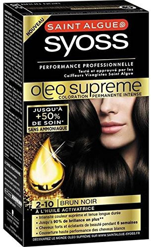 ST Alge Syoss Haarfarbe Oleo Suprem 2 – 10 braun schwarz – (Preis pro Stück) – Schneller und gepflegte