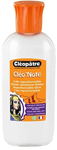 Cléopâtre - LCC25-100X Cléo'Note 100 gr colle repositionnable liquide Blanc
