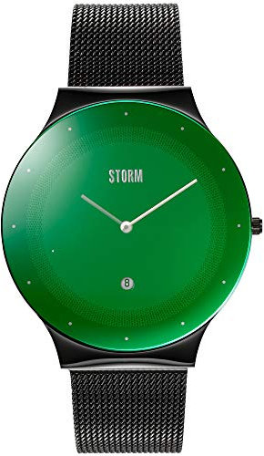 STORM London Terelo Slate Green, Armbanduhr, Unisexuhr, Mineralglas, Edelstahlgehäuse, 3 bar Wasserdicht, Analoguhr, Datumsfunktion, 47391/SL/GN