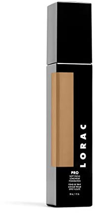 LORAC PRO Foundation, Make-up - Foundation, cremige Make-up Base, mittlere bis volle Deckkraft, mit Vitamin C, ohne Duftstoffe und vegan, Cruelty Free, Farbton 10 Grundierung