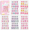 Laza 120 Pcs Children Nails Press On Kids False Nail Pre-glue Full Cover Colorful Rainbow Sparkle Star Unicorn Shell Short Acrylic Nail Tips DIY Gift for Little Girls Teenager - Legend of Unicorn