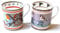Goldfinch & Robin | Set 2 Fine Bone China Mugs by Wildlife Artist Robert E Fuller British Wildlife Artist | Microwave & Dishwasher Safe | Gift Boxed