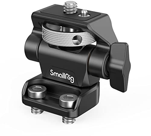SmallRig Monitor Mount Swivel 360?and Tilt 180?Adjustable Bracket with 1/4- 20 Screws for 5 and 7 Monitor