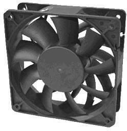 120x38mm - SmartCooler© X-high speed green EC-Lüfter, 4-Loch Lüfter mit doppeltem NANO Kugellager, 250.000 Std. MTBF, 110-220 AC Eingangspannung, green efficiency, 3.500 R.P.M., 295 m³/h, 55 dbA !!!