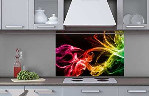 Placa de aluminio para la parte posterior de la cocina 60 x 40 cm protección contra salpicaduras para el fregadero calidad premium aluminio Dibond grosor de 3 mm fabricado en la UE incluye adhesivo