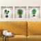 Stickers adhésifs Effet 3D | Stickers muraux Chambre Adulte PLANTES - Sticker Mural 3D - Stickers muraux 3D - Decoration Murale Salon/Decoration Maison Adhesif Mural Trompe l'oeil Chambre | 30x90cm