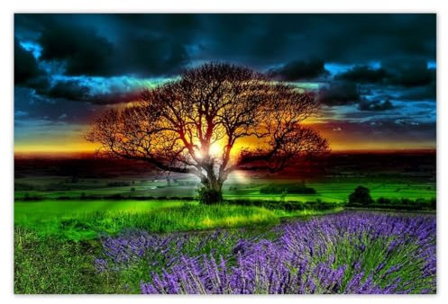 Foto Poster da parete con albero della vita, 120 x 80 cm