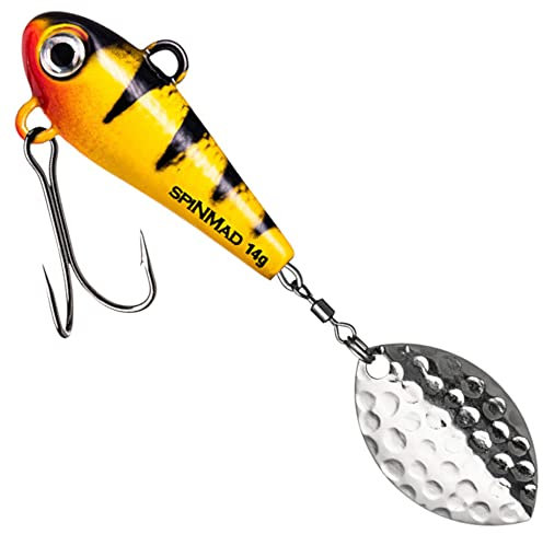 SpinMad Jigspinner 14g - Spinnköder, Farbe Lieblingsköder:Lemon Tiger