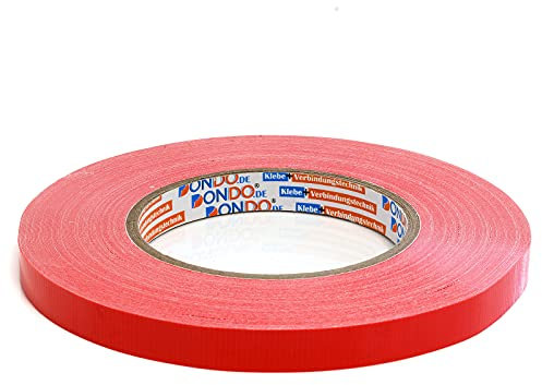 Panzertape Dontex-Pro Universal Gewebeband Gewebeklebeband Gewebeverstärktes Ductape rot 12mm x 50m