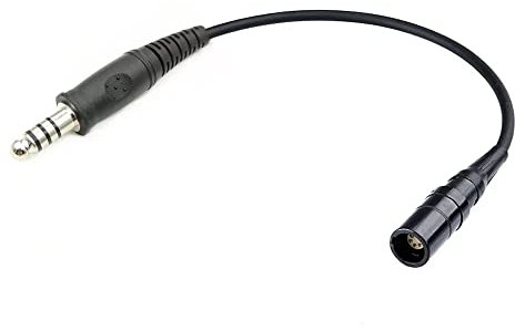 HENGYONGTA Aviation Headset 6 Pin Female for Bose A20 Converts to Helicopter U174 Male Headset Adapter Cable (3.9 INCH / 10CM)