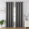 CUCRAF Blackout Curtains for Bedroom, Light Grey, 96 Inch Drop 2 Panels - Thermal for Living Room, Eyelet Black Out, Soundproof Room Dividers W55 x L96