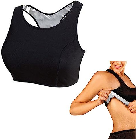 Sauna Weste Damen Abnehmen Weste Neopren Weste Sauna Shirt Body Shaper Sauna Vest Saunaweste zum Abnehmen Schweiß Sauna Effekt Thermo Shaper Tank Top Fitness Shirt Schwitzweste Saunaanzüge