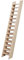 F Fityle Mini Escalera de Madera a Escala 1:12, Modelo de Muebles, Juguete para Jugar a Las Casitas, Escalera de Casa de Muñecas de Juguete, Escalera en Miniat