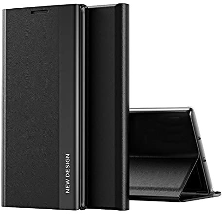 COQUE Custodia per Samsung Galaxy A05 S,Custodia in pelle magnetica per smartphone ribaltabile sul lato destro,Cover per telefono in TPU antiurto per Samsung Galaxy A05 S-Nero