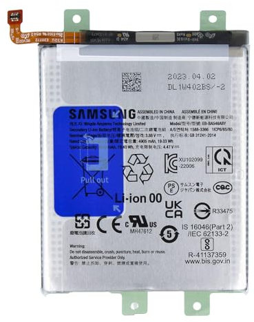 INNCOMM Originale Batteria EB-BA546ABY per Samsung Galaxy A34 5G A346 | cellulare smartphone GH82-31469A | Celle agli ioni di litio | 3.88V 5000mAh | Batteriasostitutiva di marca | con i dadi