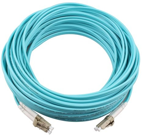 Jopto Cavo Fibra Ottica LC/UPC per LC/UPC OM4 Multimodale Duplex 50/125um Cavo Patch Fibra LSZH per 10Gb SFP+/SFP Transceiver, Media Converter (20M)