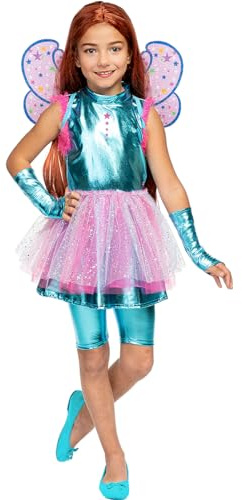 Funidelia | Bloom Kostüm - Winx Club für Mädchen Zeichentrickfilm, Winx club, Film und Serien - Kostüm für Kinder & Verkleidung für Partys, Karneval & Halloween - Blau