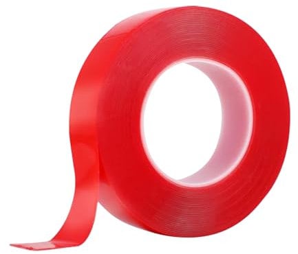 Wenrescry Nastro Biadesivo Extra Forte | Nastro Adesivo Trasparente 3cm x 10m | Resistente all'Acqua e alle Alte Temperature | Biadesivo Acrilico per Fissaggio e Decorazione