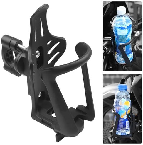 Trinkflaschenhalter Fahrrad, Getränkehalter Fahrrad Lenker 360° Verstellbar, Motorrad Flaschenhalter für Fahrrad Rennrad Mountainbikes Motorrad Kinderwagen Rollstuhl