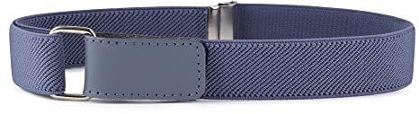Ladeheid Kinder Gürtel Ohne Schnalle Elastischer Kindergürtel für Jungen und Mädchen 0-15 Jahre 32-90 cm P15 (Jeans, 0-2 Jahre)