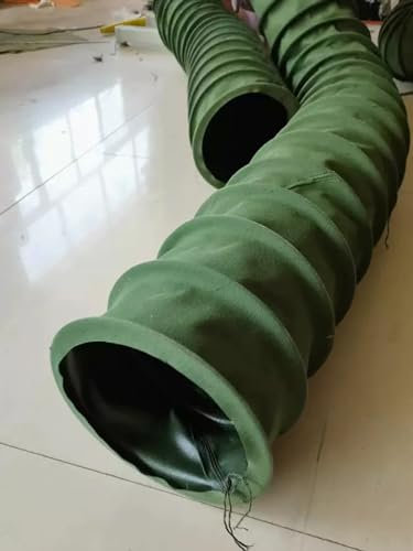 Abluftschlauch Lüftungsschlauch Trockner Schlauch Flexibler Entlüftungsschlauch Aus Segeltuch Für Trockner, 1m Langer Universalgebläse Abluftventilator, HVAC Leitung Mit Stahldrahtspirale Und Silikon-