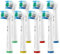 OralVista Elektrische Zahnbürstenköpfe, 8er-Pack kompatibel mit Oral B Aufsteckbürsten, Zahnbürstenaufsatz Oral B für empfindliches Zahnfleisch, tiefe Reinigung, Hochwertige Borsten einfache Passform