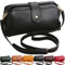 MAYNUO Velissa Tasche für Frauen,Langrents Retro Handtaschen Vintage Ärzte Tasche Geldbörse für Frauen Leder Retro Handmade Tasche Gpmsign Crossbody Bag (Einheitsgröße,Schwarz)