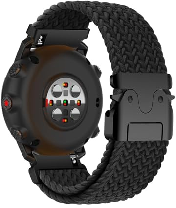 DINGK Uhrenarmband Kompatibel mit Polar Vantage V3 Armband Elastisches Nylon Geflochtenes Sportarmband für Polar Vantage V3 Band für Damen Herren Armband Kompatibel mit Polar Vantage V3 (2)