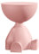 LOVIVER Table d'Appoint Créative de Boisson avec Plateau de Rangement, Chevet PE Léger et Durable, Table de Bout Supporte Jusqu'à 20 kg pour Petit Espace, Bureau, Salon ou Jardin, Rose