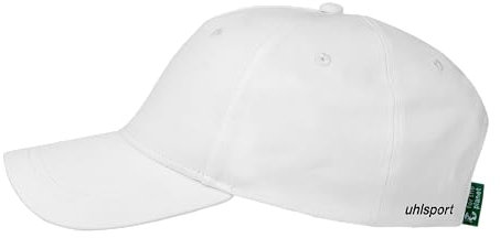uhlsport Herren Base Cap Snapback-Verschluss, weiß, One Size