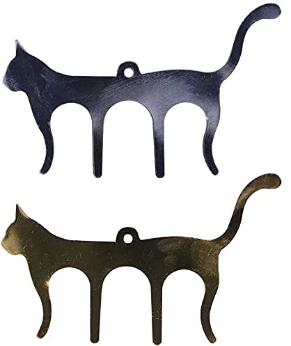 Music Book Clip 2PCS | Cat Shaped Page Holder for Sheet Music/Piano | Non - Slip & Windproof Design | Smooth Mirror Finish | Portable Present for Musicians