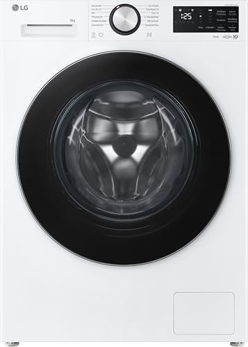LG F4WX7092W Waschmaschine (9 kg, Energieklasse A-40%, 1.400 U/Min.) mit AI Wash mit AI DD, TurboWash 360°, AquaLock, Weiß