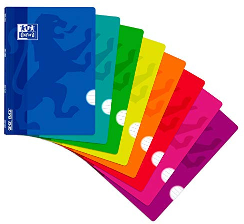 Oxford Heft A4 48h Openflex, verschiedene Farben, 40 Streifen