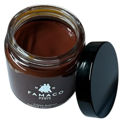 Famaco Collection 1931 - Creme Sublime - Hochwertige Schuhcreme aus Frankreich 100 ml (London Dunkel)