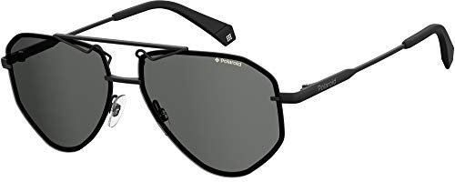 Polaroid Unisex-Erwachsene PLD 6092/S Sonnenbrille, Black, 58