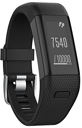 Yikamosi Kompatibel mit Garmin Vivosmart HR+ Armband,Soft-Silikon Smart Watch Armband Atmungsaktiv Ersatz Strap Kompatibel mit Garmin Vivosmart HR+(NO Vivosmart HR,Black)