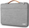 TECOOL 15.6 Zoll Laptoptasche Hülle Tasche für 15-15,6 Zoll Laptop Notebook Lenovo Thinkpad Ideapad HP Acer Dell Samsung Chromebook, Stoßfestes Spritzwasserfest Notebooktasche Sleeve 15, Grau