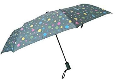 Goods4good Regenschirm mit Farbwechsel, gepunktet, automatisch, Damen, Herren, Grün, Durchmesser 107 cm, grün, Läufer