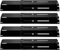 WELL GRILL Universal Barbecue Heat Plate, Flavorizer Bar BBQ Replacement Parts, Porcelain Steel Heat Shield, Adjustable Length Extends from 29.8cm up to 53.3cm L, 4-Pack