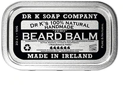 Dr K Soap Company Beard Balm - Zero - duftneutral - 50g Bartbalsam für die Bartpflege - 100% natürliche Inhaltsstoffe…