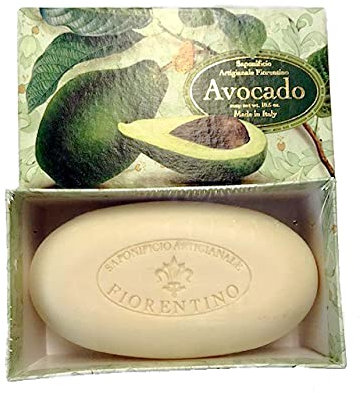 Saponificio Artigianale Fiorentino, Avocado, handgemachte italienische Handseife aus Fiorentino, 300g