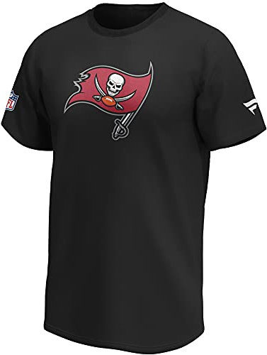 NFL T-Shirt Tampa Bay Buccaneers Iconic Primary Logo Football Shirt schwarz (L)
