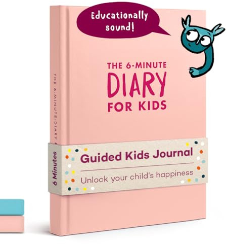 UrBestSelf 6-Minute® Kids Diary – Kids Journal 6–12 to Develop a Happy Self, Mindfulness and Positive Habits – Gratitude Journal for Girls & Boys