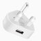 TECHNOPLAY UK 3 Pin Plug USB Mains Charger Adapter - 1AMP 1000mAh Fast Speed Travel Charger - Compatible with iPhone, iPad, iPod, Samsung Galaxy Tab, Huawei Tablet & USB Devices (White)